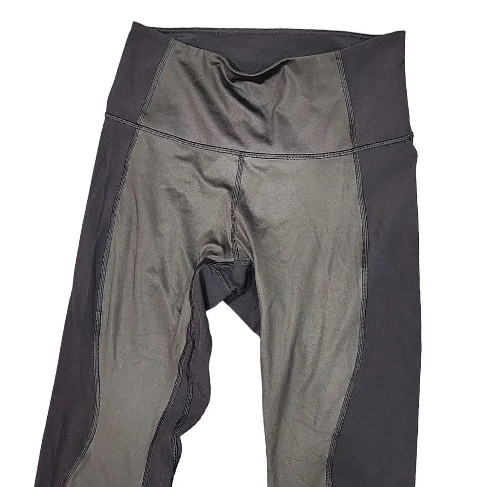 Lululemon Wunder Under Hi-Rise‎ Tight Black Sheen Full-On Luxtreme 28" Size 8 - Picture 6 of 8